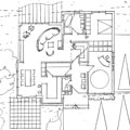 Grundriss des Hauses